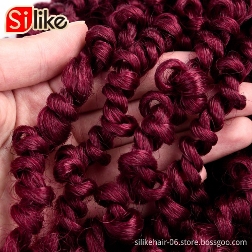 Passion Twist Hair Ombre Blonde 18 inch  Water Wave Crochet Braids for Passion Twist Braidingr Hair Extensions(18"  BUG)